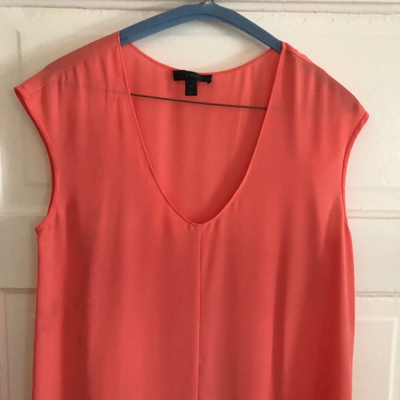 J crew melon colored top - Picture 2 of 2